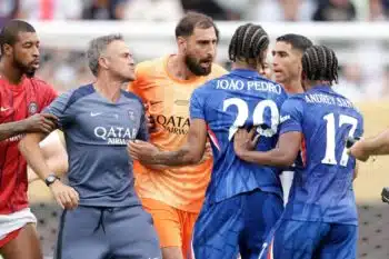 Luis Enrique i zawodnicy