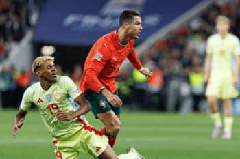 Lamine Yamal i Cristiano Ronaldo
