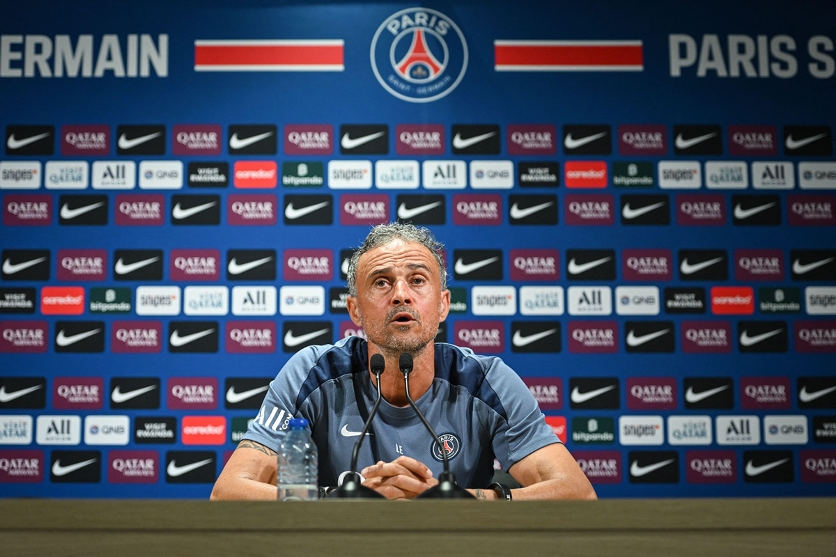 Luis Enrique - trener PSG