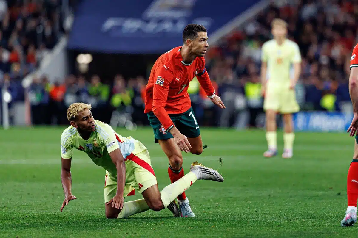 Lamine Yamal i Cristiano Ronaldo
