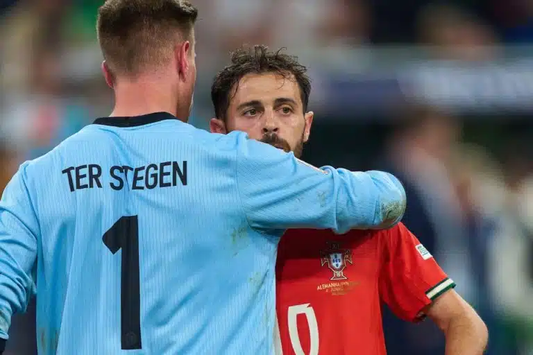 Marc-Andre ter Stegen i Bernardo Silva