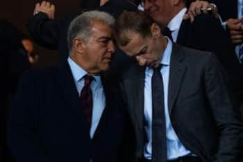 Joan Laporta i Aleksander Ceferin