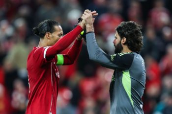 Virgil van Dijk oraz Alisson