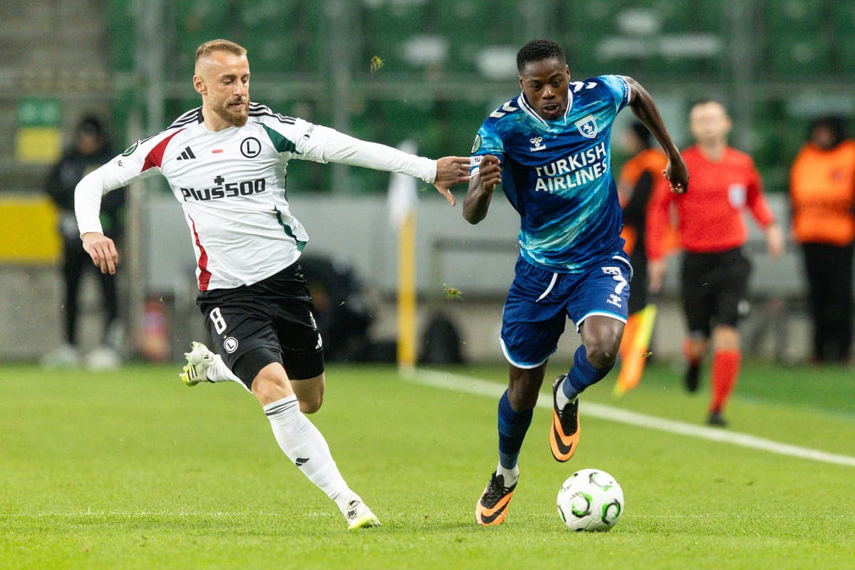 Zawodnicy Legii Warszawa i Samsunsporu