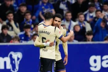 Pau Cubarsi i Ronald Araujo
