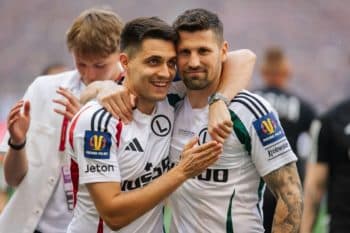 Bartosz Kapustka i Paweł Wszołek