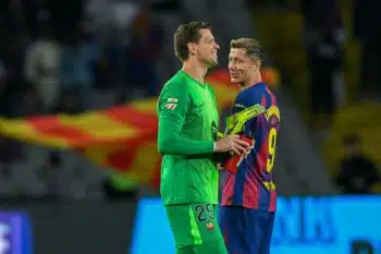 Wojciech Szczęsny i Robert Lewandowski