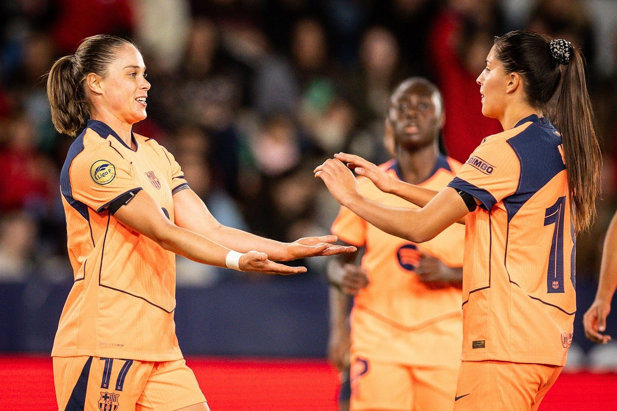 Ewa Pajor i Kika Nazareth (Levante - Barcelona)