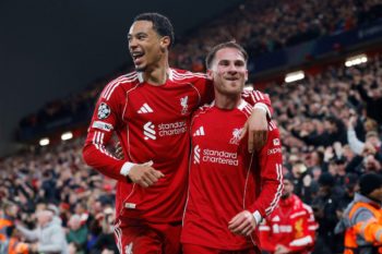 Hugo Ekitike oraz Alexis Mac Allister