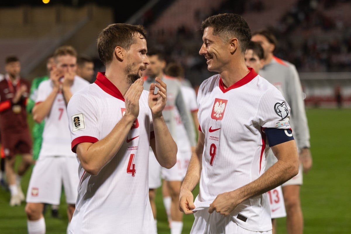 Tomasz Kędziora oraz Robert Lewandowski