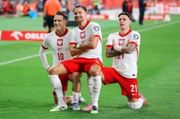 Piotr Zieliński, Matty Cash i Nicola Zalewski