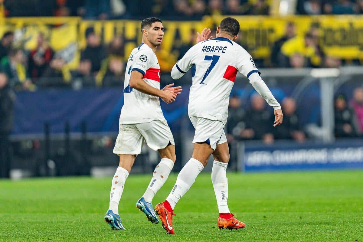 Achraf Hakimi i Kylian Mbappe