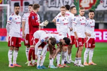 Piłkarze ŁKS-u Łódź