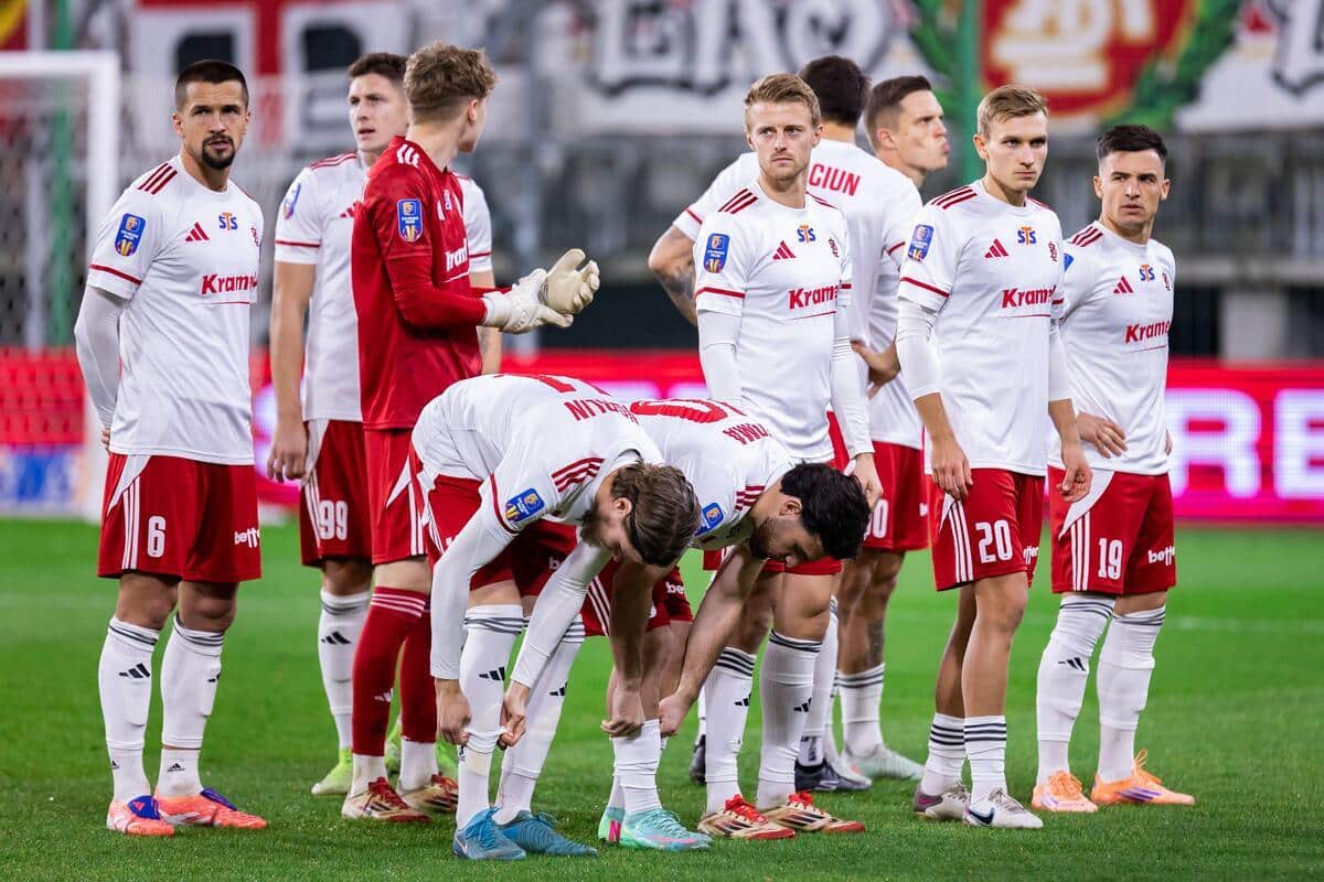 Piłkarze ŁKS-u Łódź