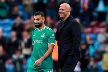 Mohamed Salah i Arne Slot