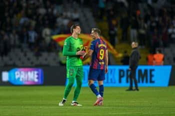 Wojciech Szczęsny i Robert Lewandowski