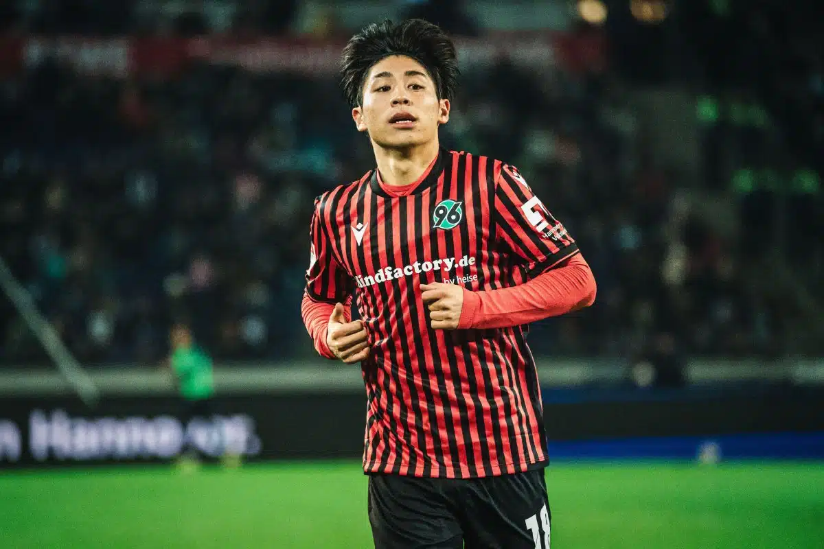 Daisuke Yokota w barwach Hannoveru 96