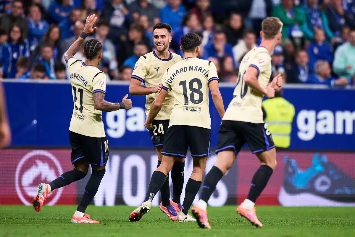 Eric Garcia, Raphinha i Gerard Martin