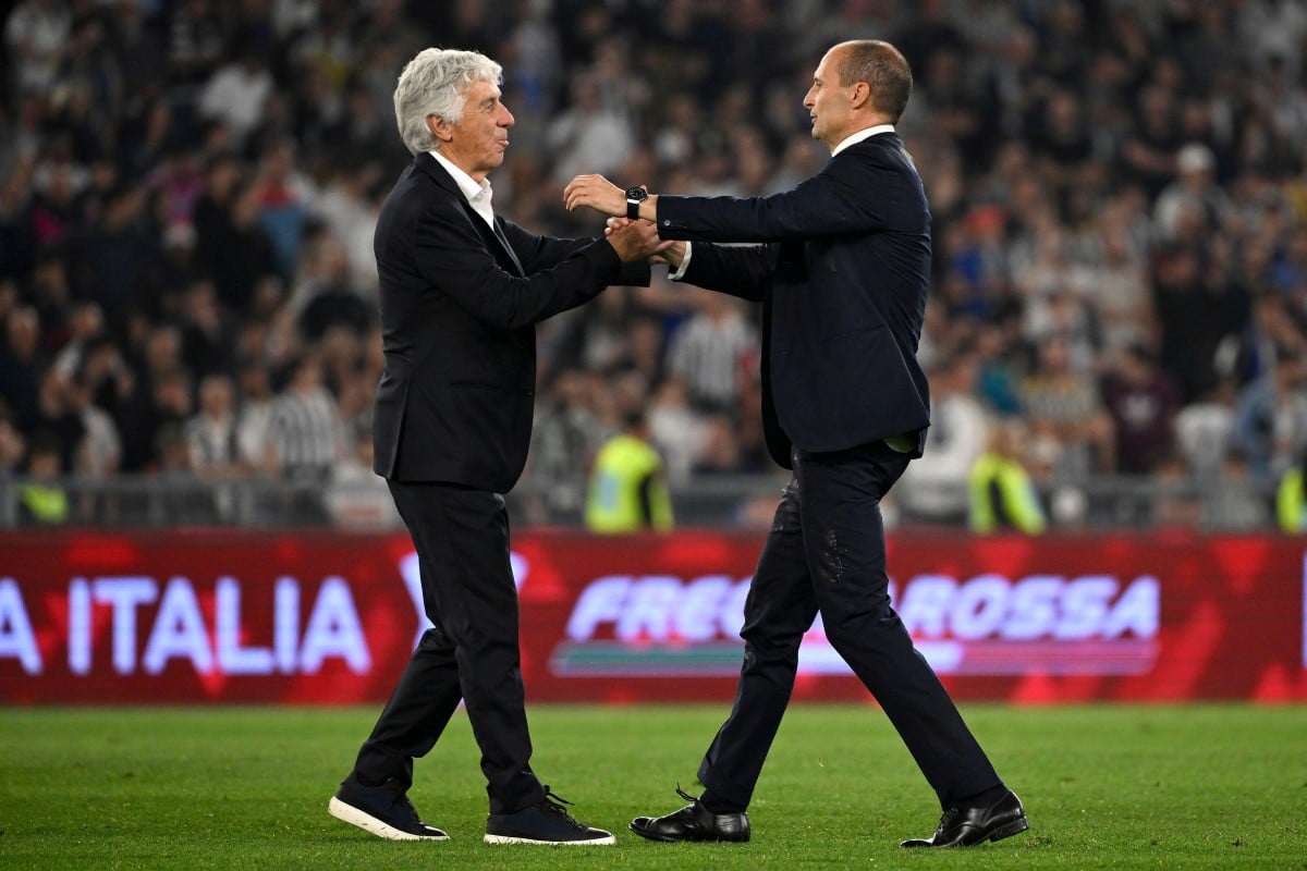 Gian Piero Gasperini oraz Massimiliano Allegri