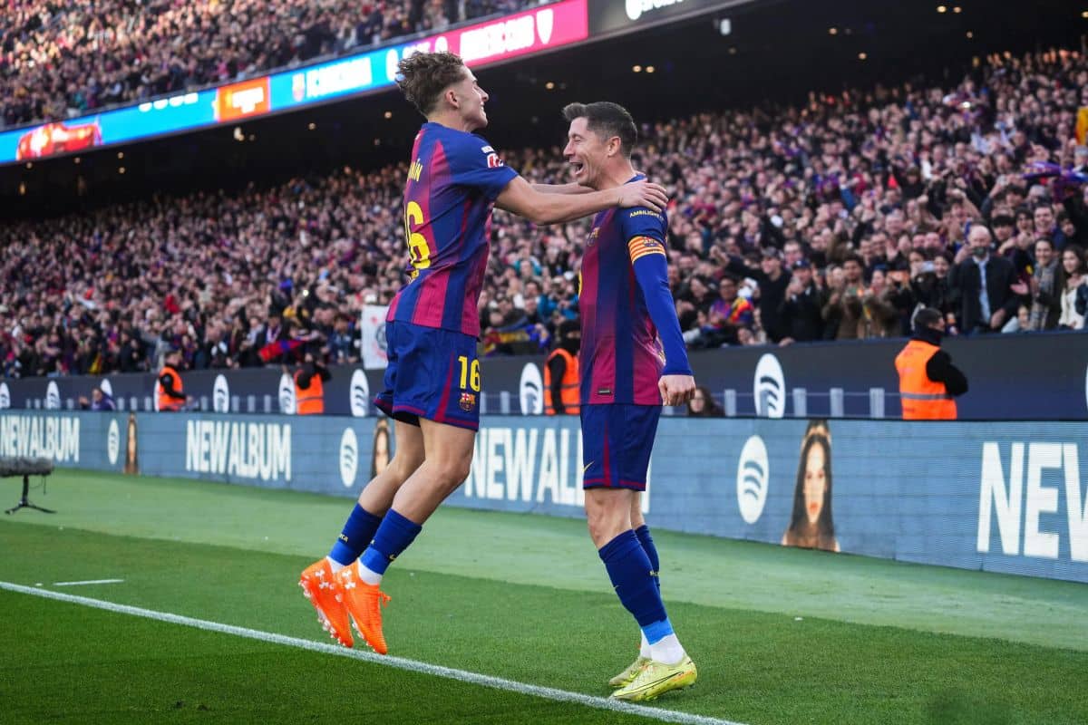 Robert Lewandowski, Fermin Lopez