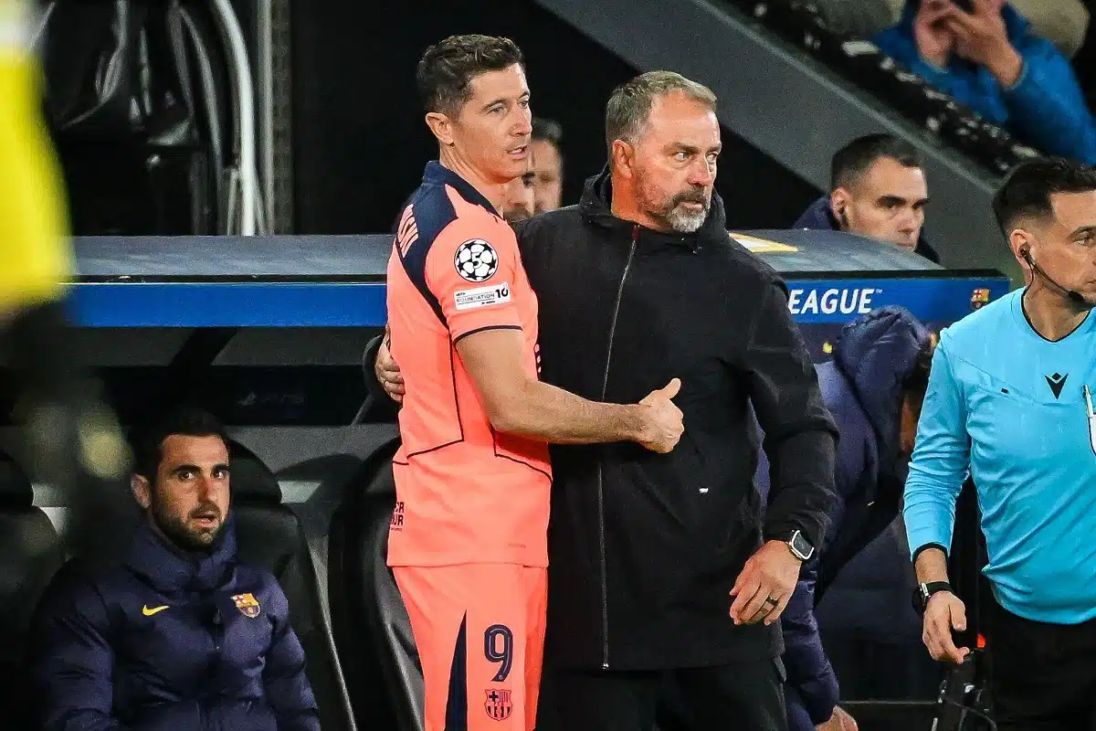 Robert Lewandowski i Hansi Flick