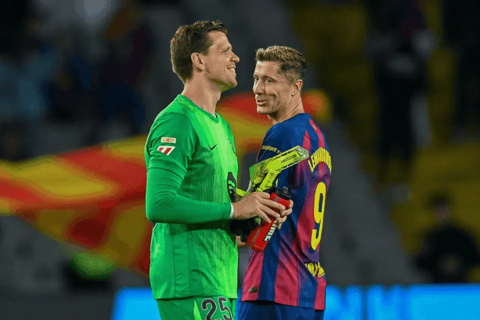 Wojciech Szczęsny i Robert Lewandowski