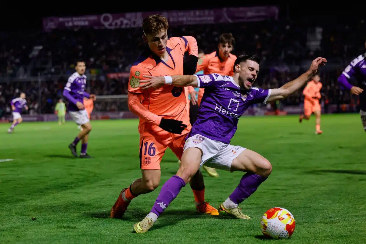 Akcja z meczu Guadalajara - Barcelona