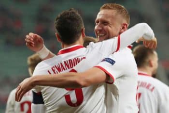 Robert Lewandowski i Kamil Glik