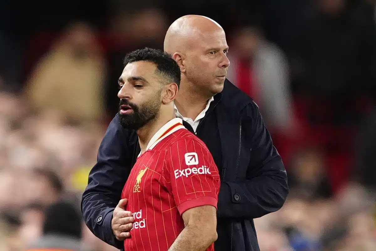 Mohamed Salah i Arne Slot