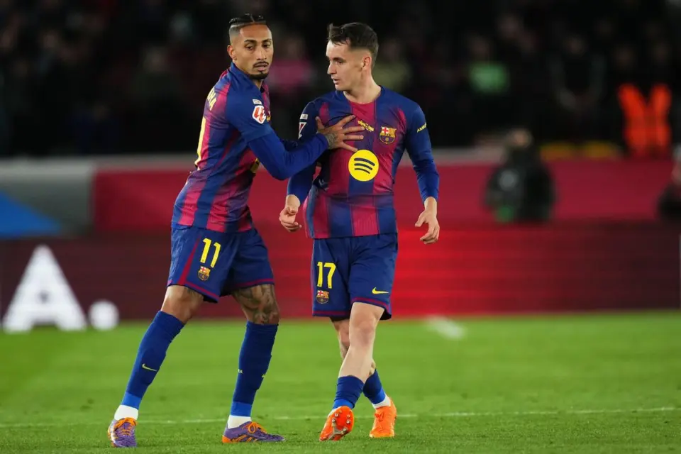 Raphinha i Marc Casado