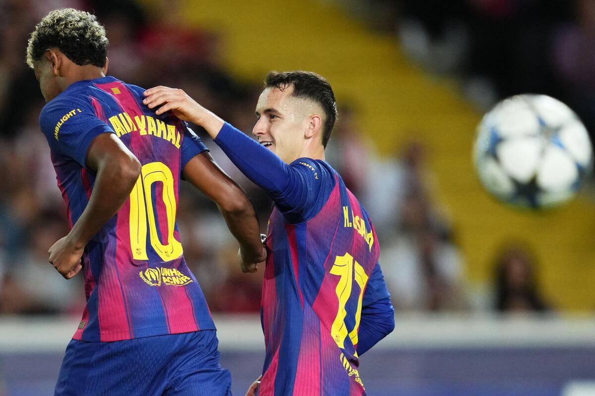 Lamine Yamal i Marc Casado